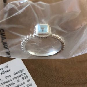 Sterling silver Blue Topaz ring